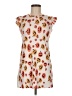 Unbranded Print Orange Casual Dress Size M - photo 1