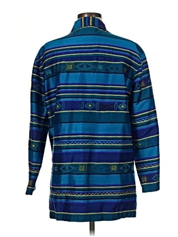 Chico's Design Long Sleeve Silk Top (view 2)