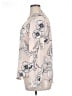 Calvin Klein 100% Polyester Floral Ivory Long Sleeve Blouse Size L - photo 5