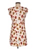 Unbranded Print Orange Casual Dress Size M - photo 2
