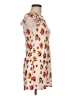 Unbranded Print Orange Casual Dress Size M - photo 4
