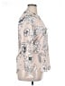 Calvin Klein 100% Polyester Floral Ivory Long Sleeve Blouse Size L - photo 4