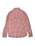Crewcuts 100% Cotton Checkered-gingham Red Pink Long Sleeve Button-Down Shirt Size 14 - photo 2