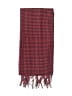 Unbranded Houndstooth Burgundy Red Scarf One size - photo 1