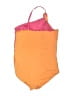 Lands' End Color Block Orange One Piece Swimsuit Size 16 - photo 2