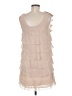 H&M 100% Polyester Tan Cocktail Dress Size 6 - photo 2