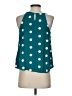 Blu Pepper 100% Rayon Teal Sleeveless Blouse Size S - photo 2