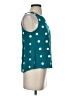 Blu Pepper 100% Rayon Teal Sleeveless Blouse Size S - photo 4