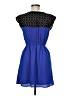 Bebop Color Block Blue Casual Dress Size M - photo 2