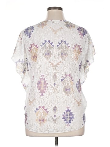 Lavish Short Sleeve Blouse (view 2)