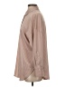 Zara 100% Polyester Stripes Tan Long Sleeve Blouse Size S - photo 5