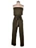 Zesica Solid Green Jumpsuit Size S - photo 1