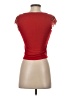 Stradivarius Red Short Sleeve Top Size S - photo 2