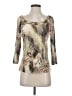 St. John Sport Brown 3/4 Sleeve Top Size S - photo 1