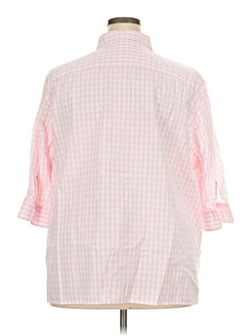 Lauren by Ralph Lauren 3/4 Sleeve Button-Down Shirt (view 2)
