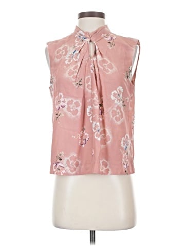 Rebecca Taylor Sleeveless Silk Top (view 1)