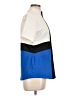 JoFit Color Block Blue Short Sleeve Blouse Size L - photo 4