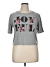 Mia Joy Gray Short Sleeve Top Size 14 - photo 1
