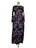 Unbranded Print Blue Casual Dress Size 3X - photo 1