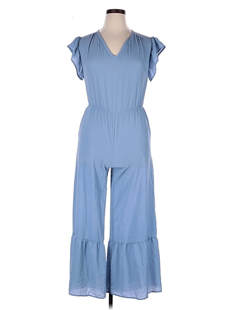 Pre-owned Monteau Jumpsuit In Blue