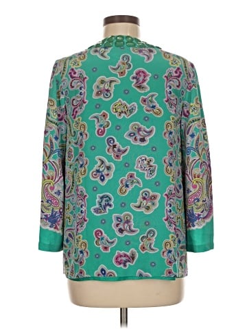 Tibi 3/4 Sleeve Silk Top (view 2)