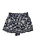 Mi ami 100% Rayon Paisley Blue Shorts Size M - photo 2