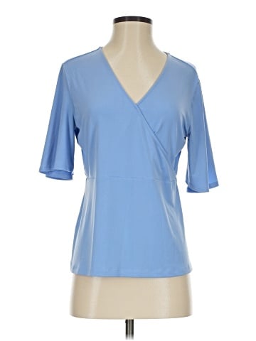 Liz Claiborne Short Sleeve Blouse (view 1)