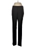 Ecru Solid Black Dress Pants Size L - photo 1