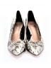 Mix No. 6 Animal Print Silver Heels Size 6 1/2 - photo 2