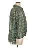 CAbi 100% Polyester Metallic Green Long Sleeve Blouse Size XL - photo 4