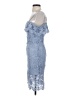 JOA 100% Polyester Blue Cocktail Dress Size XS - photo 5
