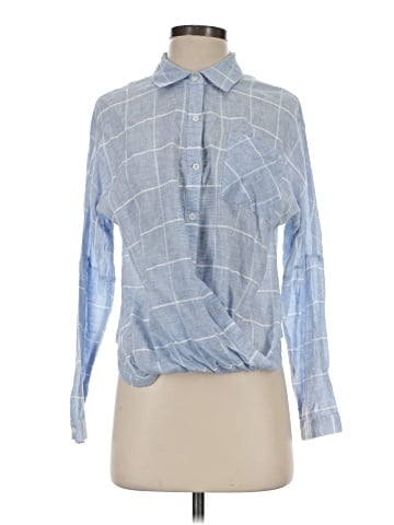 Skies Are Blue Long Sleeve Blouse (view 1)