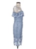 JOA 100% Polyester Blue Cocktail Dress Size XS - photo 4