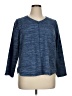 St. John's Bay 100% Polyester Blue Cardigan Size XL (petite) - photo 1