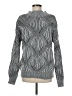 Unbranded 100% Polyester Chevron-herringbone Silver Black Pullover Sweater Size M - photo 2
