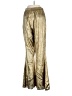 Lulus 100% Polyester Metallic Gold Casual Pants Size S - photo 2