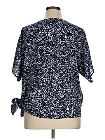 MICHAEL Michael Kors Short Sleeve Blouse (view 2)