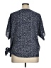 MICHAEL Michael Kors Blue Short Sleeve Blouse Size 0X - photo 2