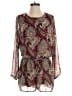 LUCCA 100% Polyester Paisley Burgundy Red Romper Size M - photo 1