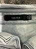 Talula 100% Rayon Chevron-herringbone Gray Long Sleeve Button-Down Shirt Size XXS - photo 7