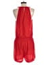 New York & Company 100% Polyester Solid Red Orange Romper Size M - photo 2