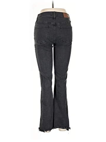 Madewell Tall Cali Demi-Boot Jeans in Berkeley Black: Chewed-Hem Edition (view 2)