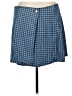 ASOS Design Checkered-gingham Blue Casual Skirt Size 14 - photo 1