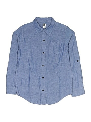 Janie and Jack Long Sleeve Button-Down Shirt (view 1)
