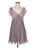 Lulus 100% Polyester Paisley Gray Casual Dress Size S - photo 1