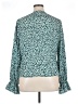 Standards & Practices 100% Polyester Teal Long Sleeve Blouse Size 1X - photo 2
