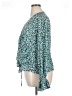 Standards & Practices 100% Polyester Teal Long Sleeve Blouse Size 1X - photo 5