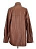 Babaton 100% Polyurethane Brown Coat Size S - photo 2