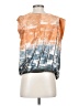 Robert Rodriguez 100% Silk Orange Sleeveless Silk Top Size 4 - photo 2