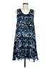 Lbisse Graphic Blue Casual Dress Size M - photo 1